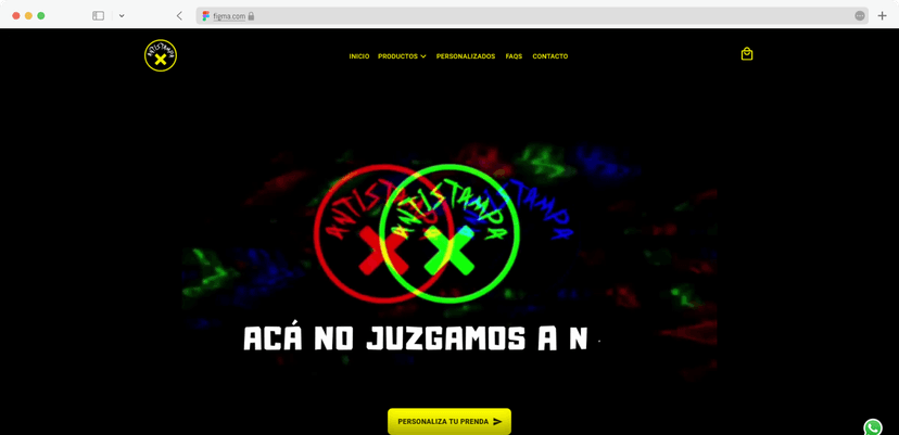 Frame antistampa web