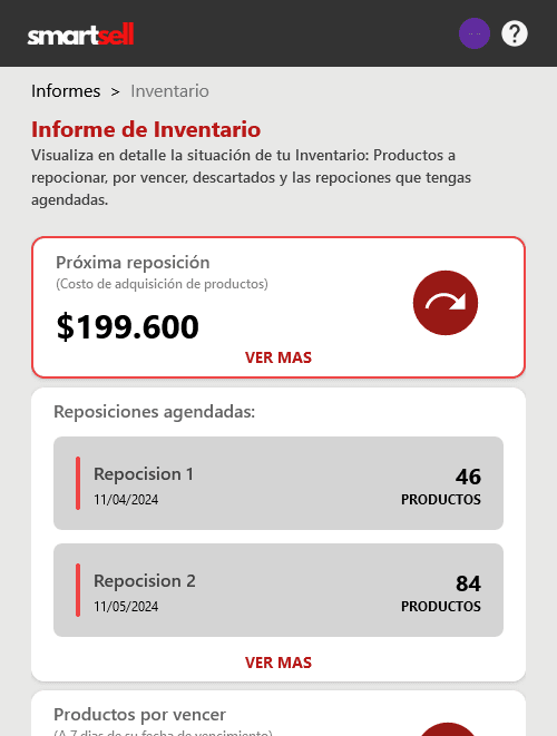 mobile SmartSell web
